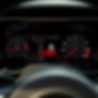 Engine Performance Metrics Performance metrics displayed on a digital dashboard illustrating the engine's power output.