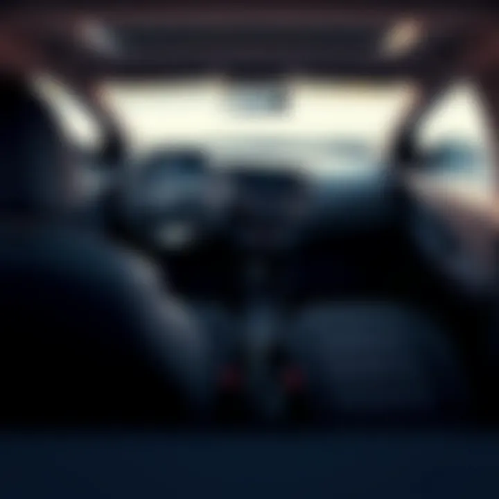 Interior of the 2016 Hyundai Accent SE Sedan highlighting the dashboard and seating arrangement