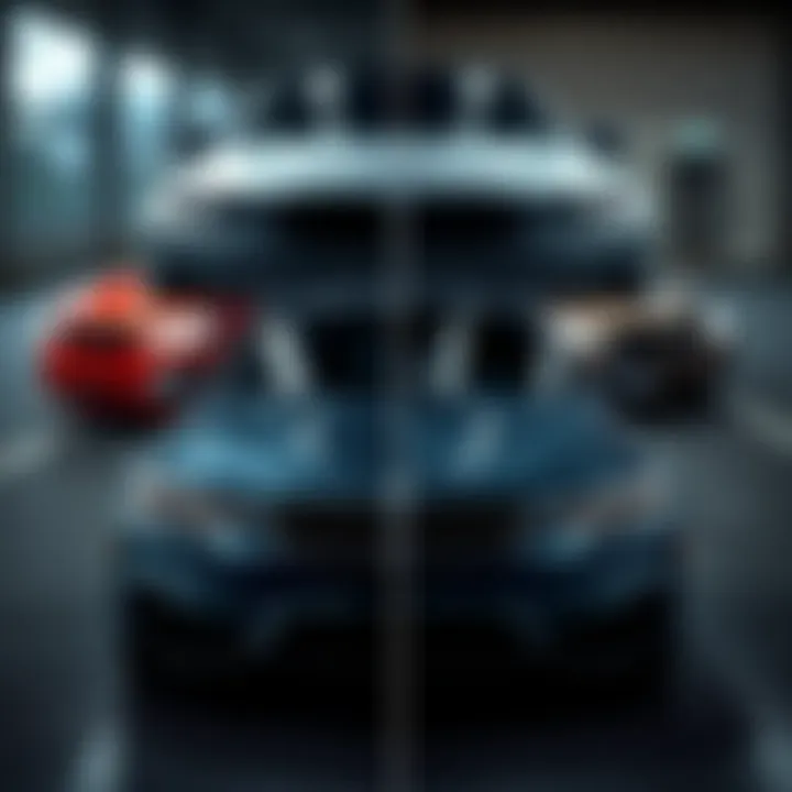 Comparison chart featuring the 2017 BMW Sedan and competitor models