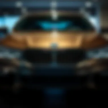 Front view of the 2017 BMW Sedan showcasing its sleek design