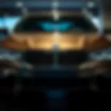 Sleek Front Design of the 2017 BMW Sedan Front view of the 2017 BMW Sedan showcasing its sleek design