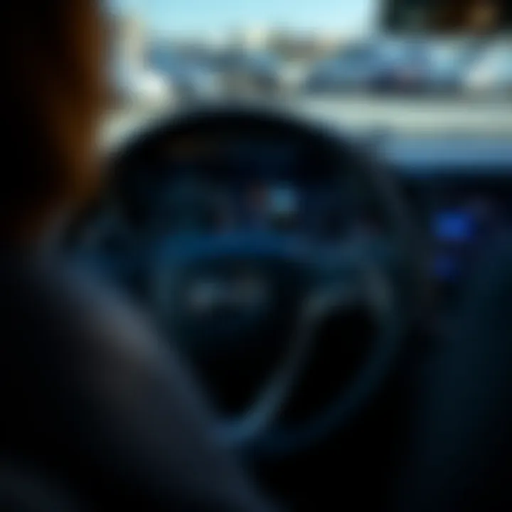 Interior dashboard of the 2017 Jeep Cherokee highlighting technology features