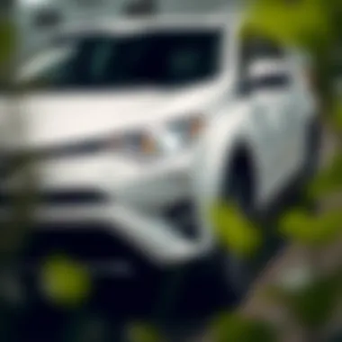 Performance specifications graph of the 2017 Toyota RAV4 SE