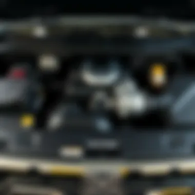Engine Bay of the Cummins Turbo Diesel Engine bay of 2018 Dodge Ram 3500 with Cummins Turbo Diesel