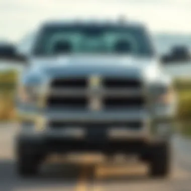 Front View of the 2018 Dodge Ram 3500 Cummins Turbo Diesel 2018 Dodge Ram 3500 Cummins Turbo Diesel front view