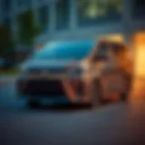 Exterior Design of the 2019 Toyota Van Sleek exterior design of the 2019 Toyota Van showcasing its modern aesthetics