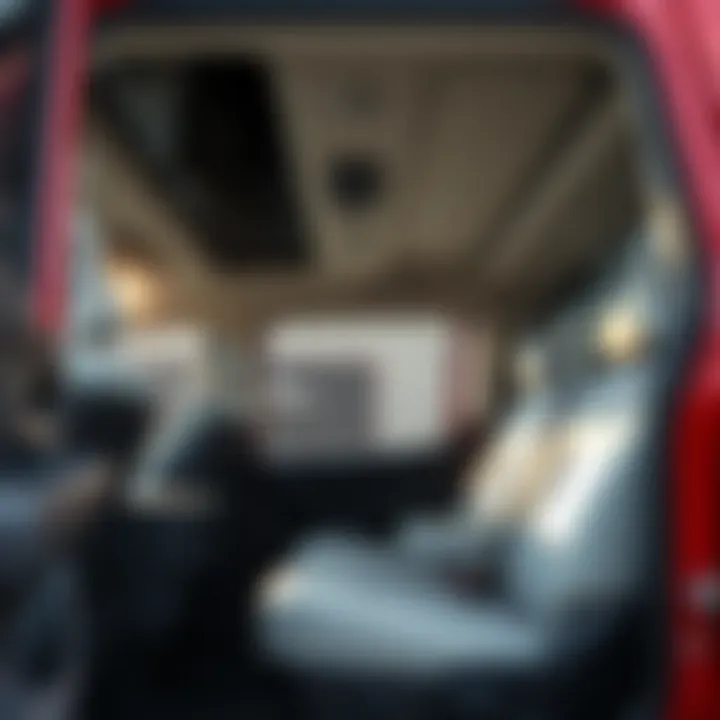 Interior Comfort of the 2019 Toyota Van Interior space of the 2019 Toyota Van emphasizing comfort and versatility