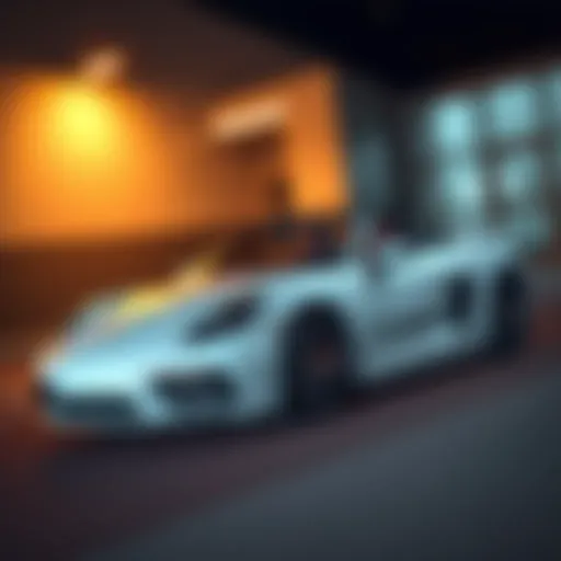 Exterior Design of the 2022 Porsche 718 Spyder Stylish exterior of the 2022 Porsche 718 Spyder showcasing its sleek lines