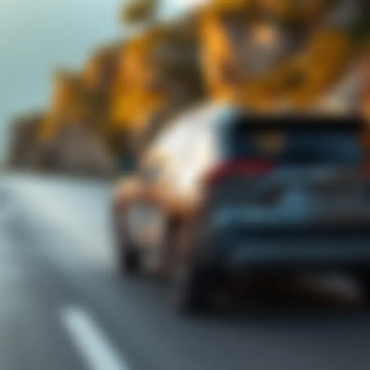 2022 RAV4 Hybrid on a scenic road highlighting driving performance