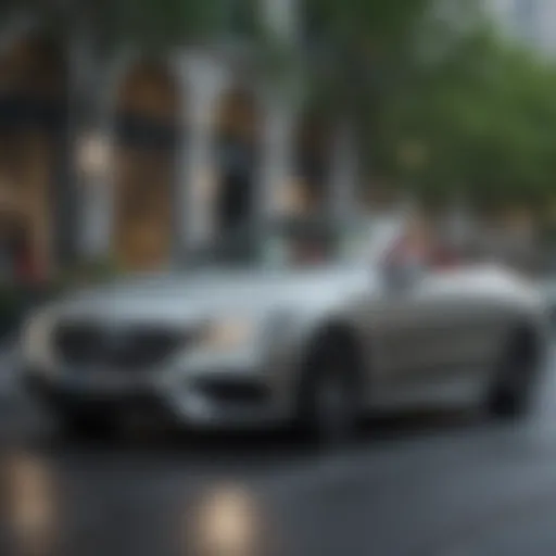 E-Class Cabriolet exterior showcasing sleek lines