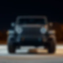 Exterior view of the Jeep Gladiator showcasing its robust design