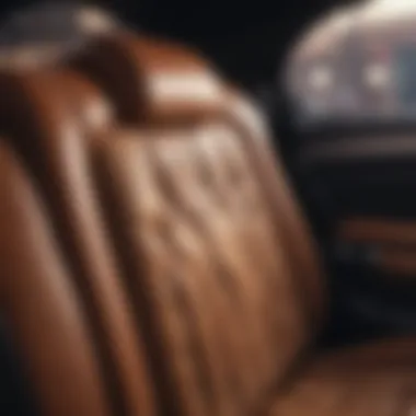 Exploring Upholstery Materials Luxurious car upholstery materials in varying textures