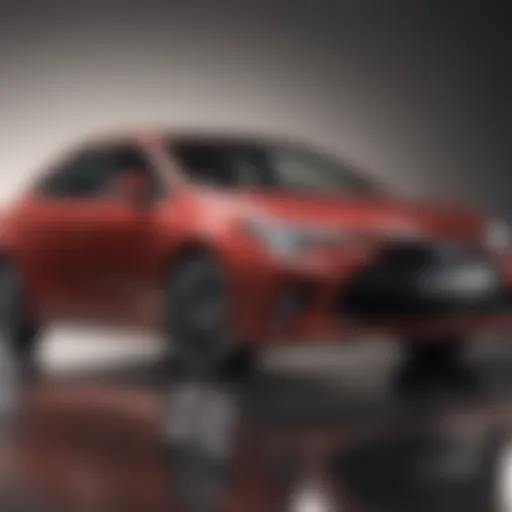 Profile view of the Toyota Corolla Sedan showcasing its sleek design and modern aesthetics.