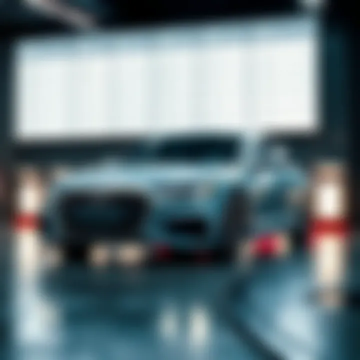 Comparison chart of Audi A6 with competitor models