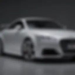 Sleek profile of the Audi TT Automatic showcasing its aerodynamic design