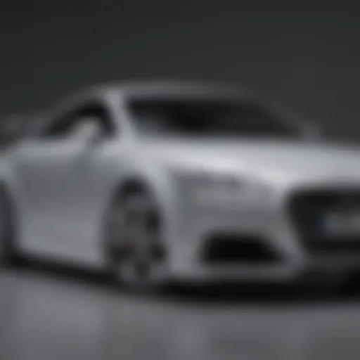 Sleek profile of the Audi TT Automatic showcasing its aerodynamic design