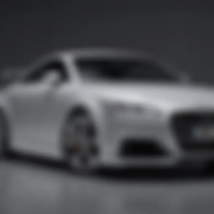 Sleek profile of the Audi TT Automatic showcasing its aerodynamic design