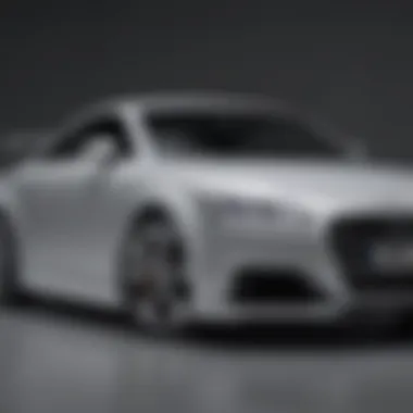 Aerodynamic Design of the Audi TT Automatic Sleek profile of the Audi TT Automatic showcasing its aerodynamic design