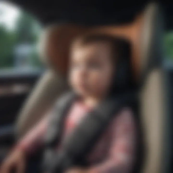 Infant car seat with advanced head support system