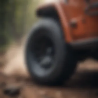 Durable off-road tires for Jeep Wrangler Unlimited