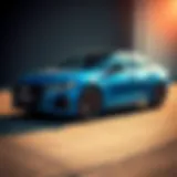 Sleek and modern sport sedan exterior showcasing aerodynamic design