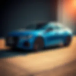 Sleek and modern sport sedan exterior showcasing aerodynamic design