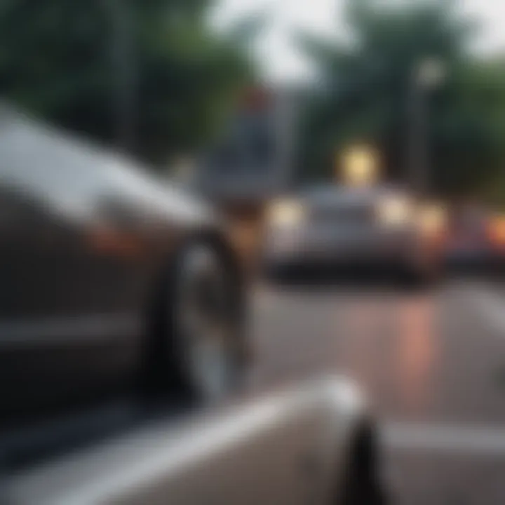 Different types of car security cameras arranged for comparison