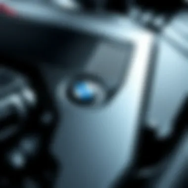 Hybrid Engine Technology of the BMW 440e Close-up of the BMW 440e's hybrid engine technology