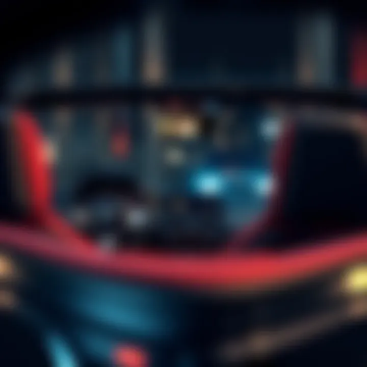 Interior shot highlighting advanced technology and luxurious finishes