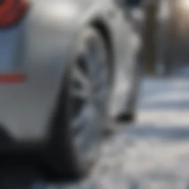 Innovative Design of Bosch Winter Blades Close-up view of Bosch winter blades showcasing their unique design features.