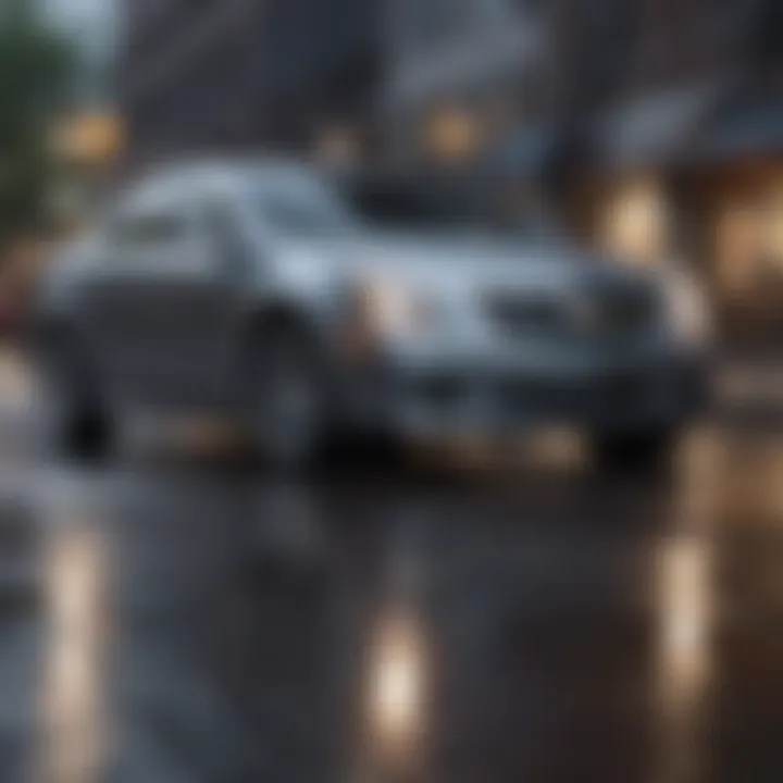 Cadillac CSX in motion emphasizing its dynamic performance