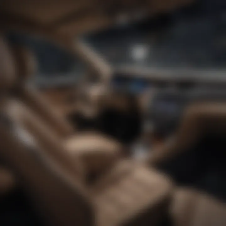Interior view highlighting luxury features and technology in the Cadillac CSX