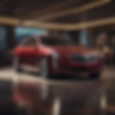 Luxurious Interior Features Luxurious interior of the Cadillac featuring premium materials and advanced technology.