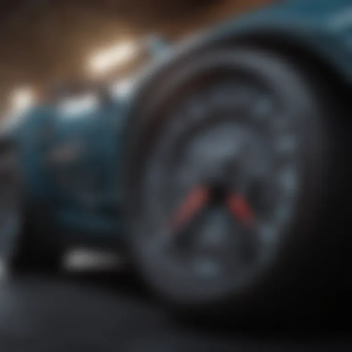 Graphical representation of vehicle performance metrics.