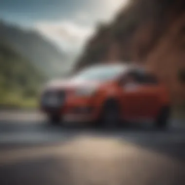 Chevrolet Aveo on a winding road demonstrating its performance capabilities