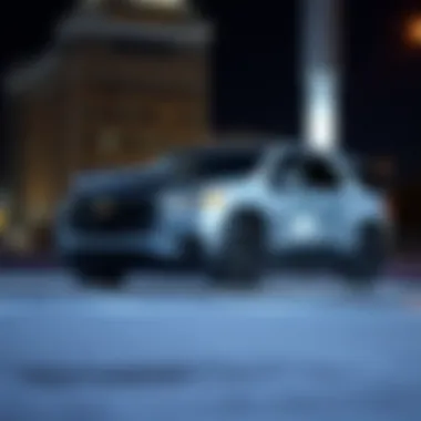 Chevrolet Traverse with safety features outlined