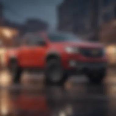 Robust Exterior of Chevy Colorado Chevy Colorado showcasing its robust exterior design