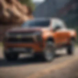 Exterior view of Chevy HD High Country showcasing its robust design