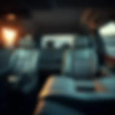 Luxurious seating arrangement in Chevy Suburban