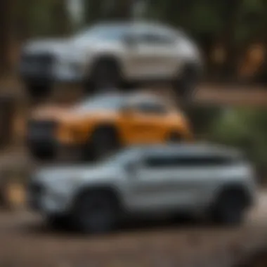 Comparative Analysis of Compact SUVs Comparison of compact SUVs side by side