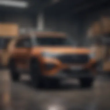 Practicality of Cargo Loading in SUVs User loading luggage into a compact SUV