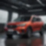Spacious interior of a modern compact SUV