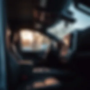 Interior Technology Features of 2018 GMC Sierra eAssist Interior of the 2018 GMC Sierra eAssist highlighting technology features