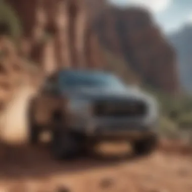 Performance in Action: 2021 Dodge Laramie 2021 Dodge Laramie in action on a rugged terrain demonstrating its performance capabilities