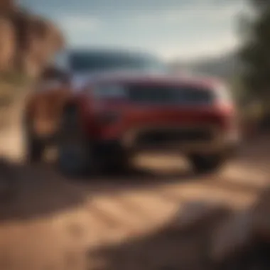 Performance Capabilities of the Grand Cherokee Limited Performance on rugged terrain demonstrating the vehicle's capabilities