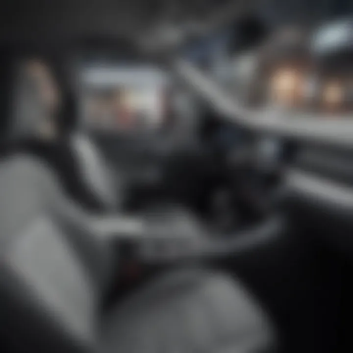Interior of the 2021 Silver Jetta highlighting modern features and technology