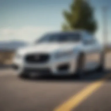 2011 Jaguar XFR in motion highlighting its performance capabilities on the road