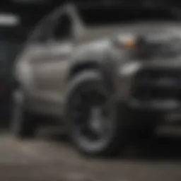 Detailed view of the Jeep Cherokee motor showcasing its engineering design.