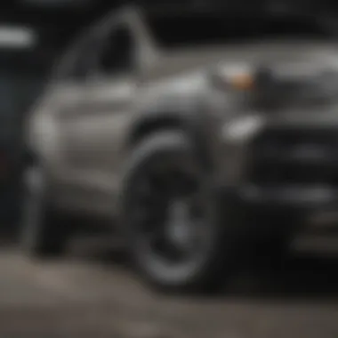 Detailed view of the Jeep Cherokee motor showcasing its engineering design.