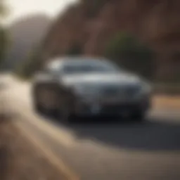 Lincoln MKZ driving on a scenic highway